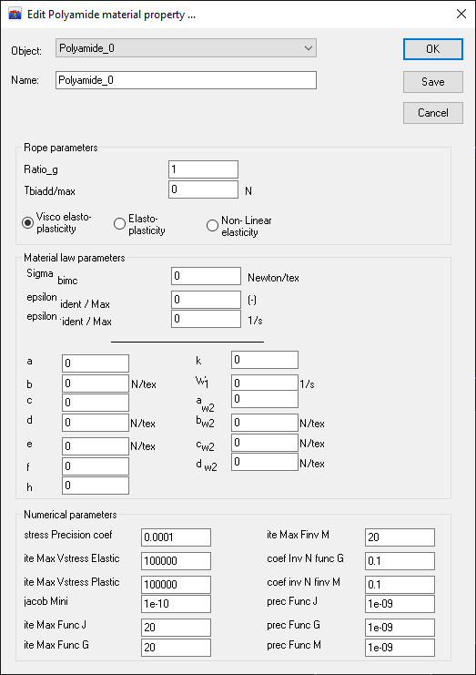 Material properties - DeepLines Documentation